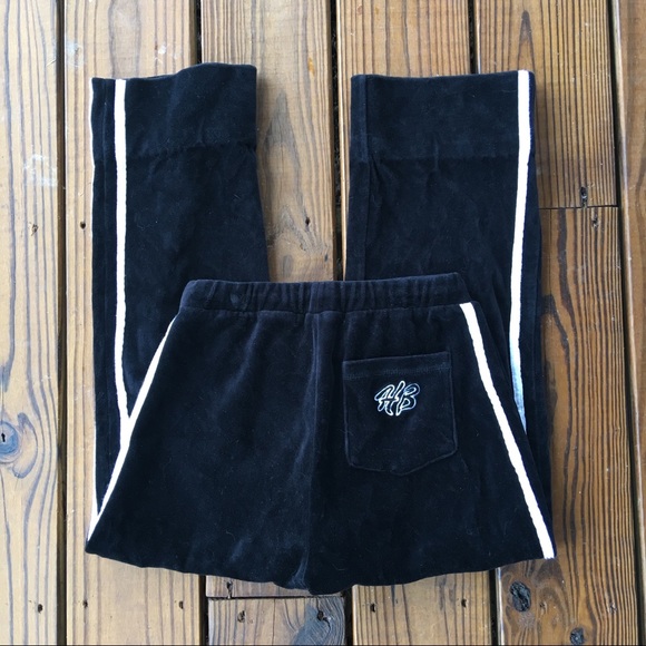 90’s Hale Bob Velour Track Pants-14 - Picture 2 of 3